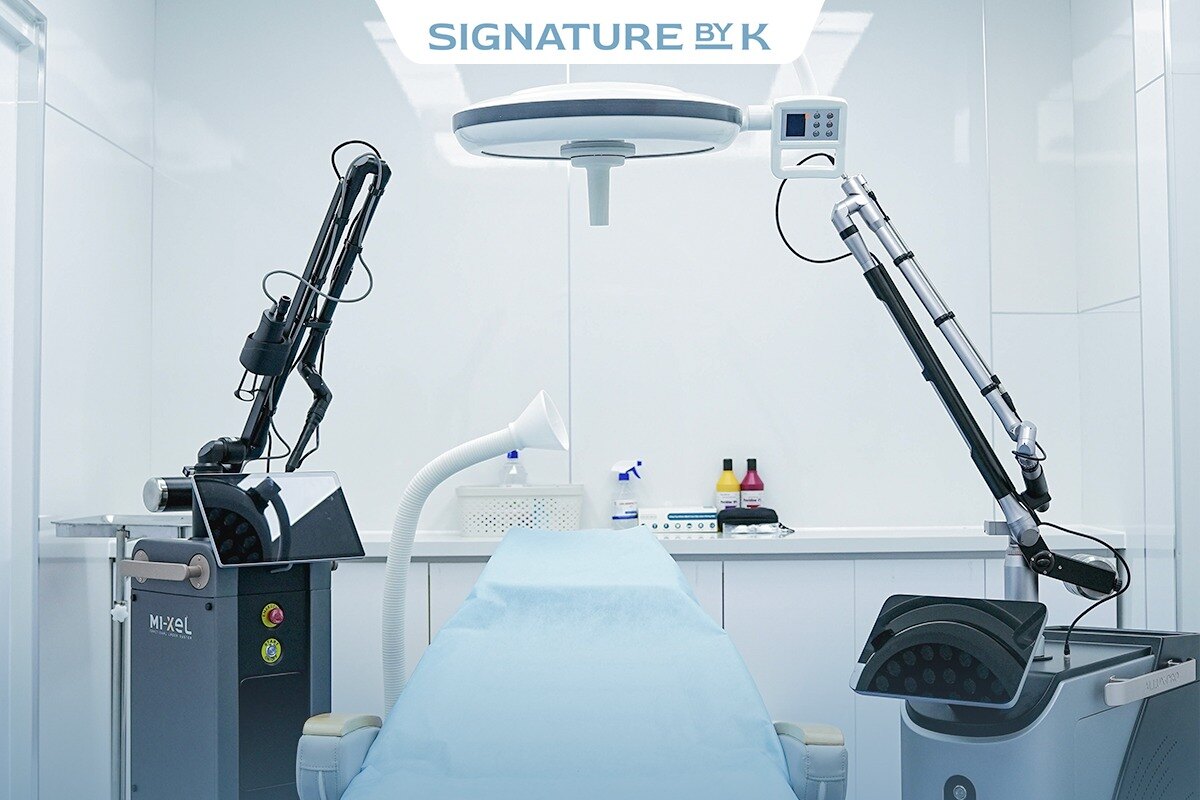 Phòng thủ thuật và thiết bị laser